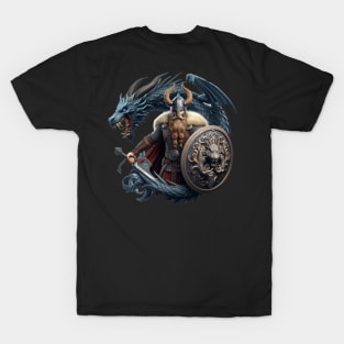 VIKINGS THE DRAGON WARRIOR T-Shirt